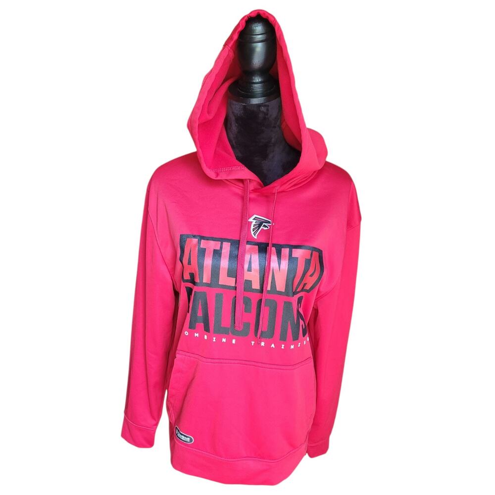 New Era Atlanta Falcons Combine Training Hoodie Men's M Red NFL Team Apparel